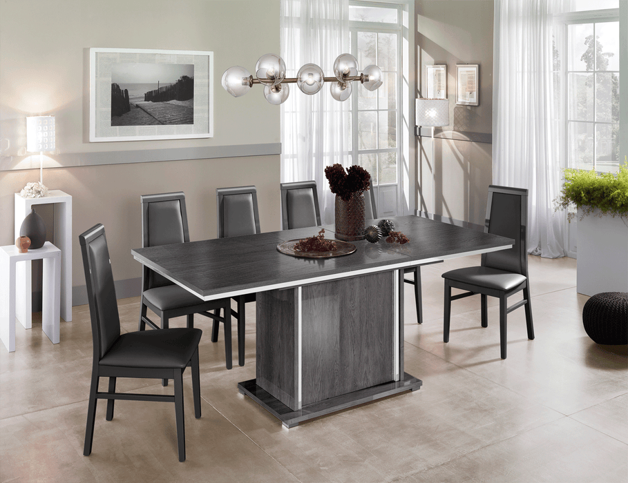 ESF Furniture - Oxford Dining Table 9 Piece Dining Room Set - OXFORDTABLE-9SET