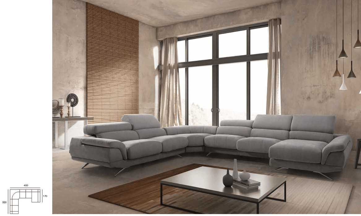 ESF Furniture - Dior Sectional Sofa - DIORS