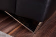 American Eagle Furniture - EK-L8010 Black Left Sitting Genuine Leather Sectional - EK-L8010L-B - GreatFurnitureDeal