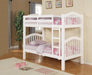 Acme Furniture - Heartland Twin Bunk Bed, White - 02354 - GreatFurnitureDeal