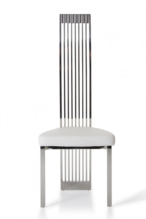 Vig Furniture - Modrest Elise Modern White Leatherette Dining Chair - VGVCB8372-WHT - GreatFurnitureDeal