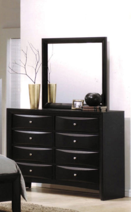 Acme Furniture - Ireland Dresser with Mirror Set in Black - 04165-64