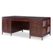Ambella Home Collection - Diamond Executive Desk in Walnut - 04602-320-374 - GreatFurnitureDeal