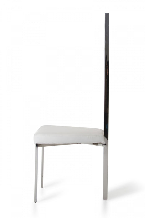 Vig Furniture - Modrest Elise Modern White Leatherette Dining Chair - VGVCB8372-WHT