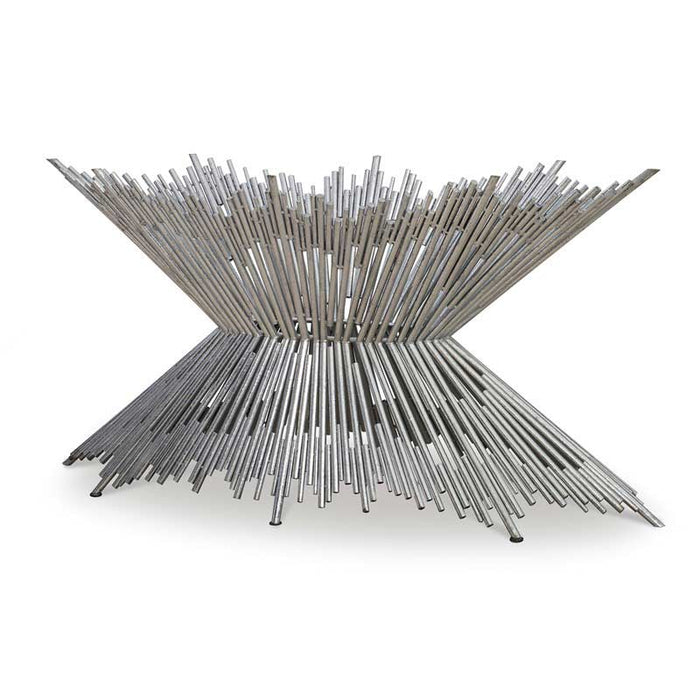 Ambella Home Collection - Pick Up Sticks Dining Table Base Silver - 05237-640-011