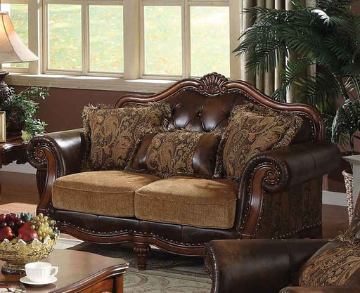 Acme Furniture - Dreena Loveseat w-3 Pillows in Brown - 05496 - GreatFurnitureDeal