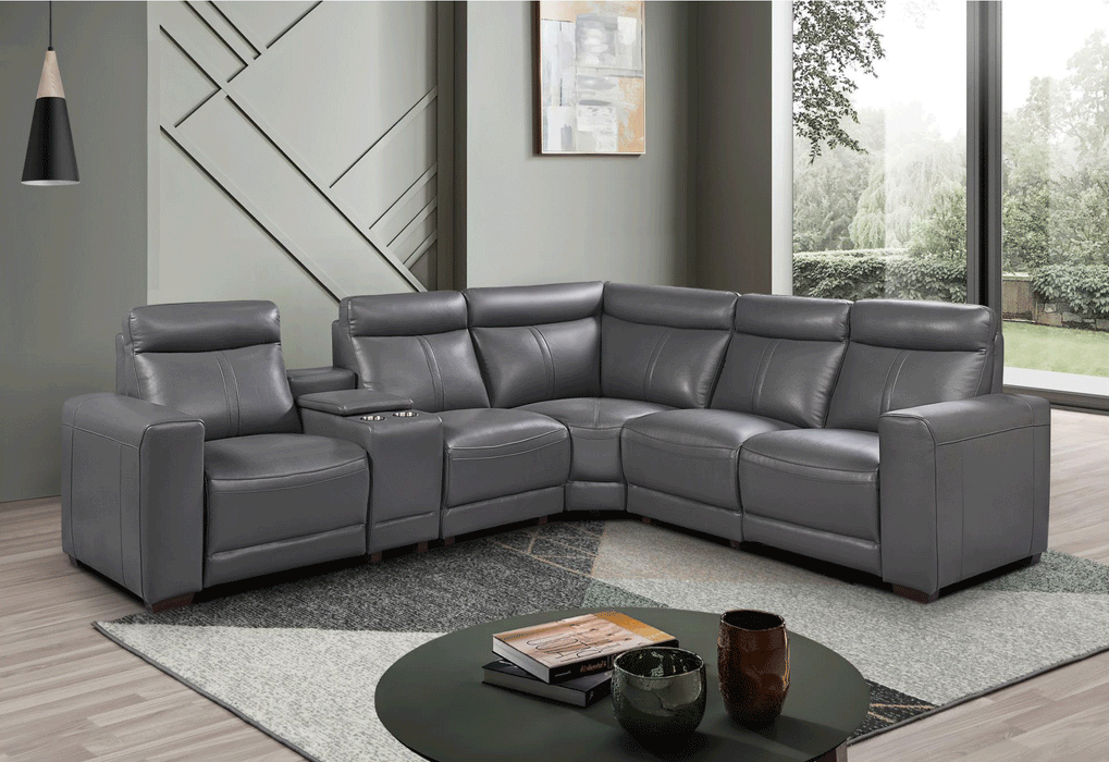 ESF Furniture - 2777 Sectional Sofa w/Recliners - 2777SECTIONAL