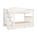 GFD Home - Full Over Full Bunk Bed with Shelves and 6 Storage Drawers, White(Old SKU：LP000046AAK) - GreatFurnitureDeal