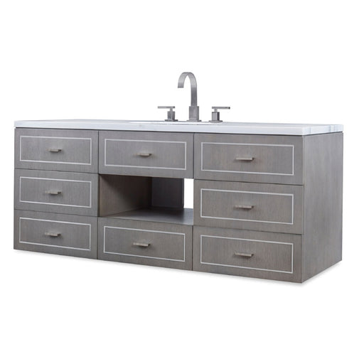 Ambella Home Collection - Albany Wall Sink Chest - Grey - 07230-110-501 - GreatFurnitureDeal