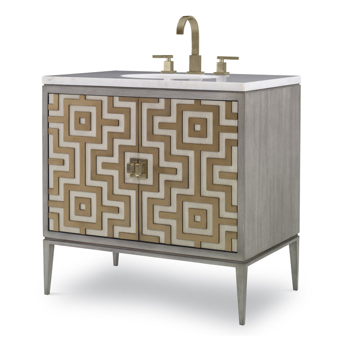 Ambella Home Collection - Labyrinth Sink Chest - 07250-110-301