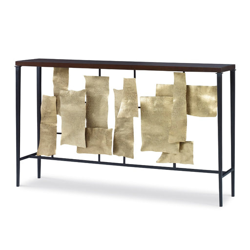 Ambella Home Collection - Collage Console Table in Walnut - 07279-850-001 - GreatFurnitureDeal