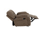 GFD Home - Ohio Manual Recliner 3Pc Living Room Set Made With Chenille Upholstery in Brown - GreatFurnitureDeal