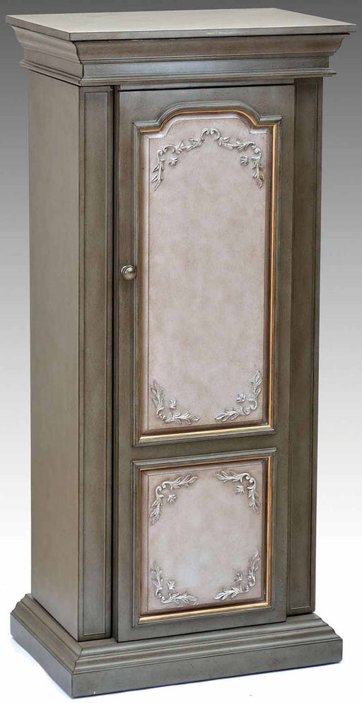 Acme Furniture - Riker Antique Gray and Antique Beige Jewelry Armoire - 97206 - GreatFurnitureDeal