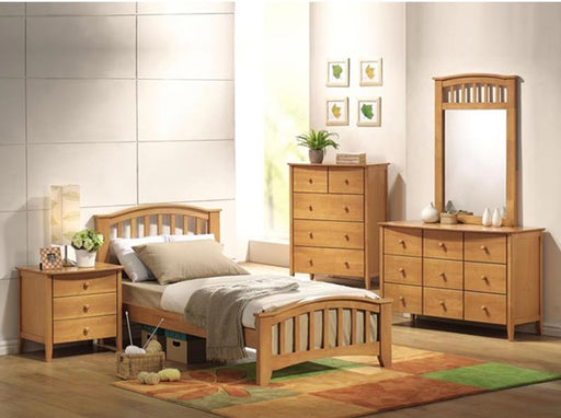Acme Furniture - San Marino 3 Piece Twin Bedroom Set in Maple - 08940T-3SET - GreatFurnitureDeal