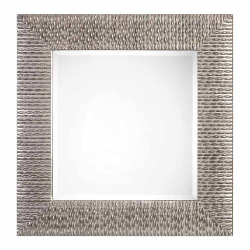 Uttermost - Cressida Distressed Silver Square Mirror - 09135 - GreatFurnitureDeal