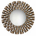 Uttermost - Taurion Silver Leaf Round Mirror - 09136 - GreatFurnitureDeal