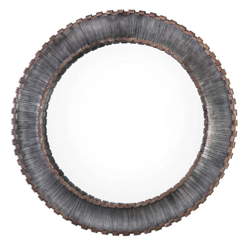 Uttermost - Tanaina Silver Round Mirror - 09175 - GreatFurnitureDeal