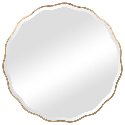 Uttermost - Aneta Gold Round Mirror - 09611 - GreatFurnitureDeal