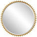Uttermost - Taza Gold Round Mirror - 09777 - GreatFurnitureDeal