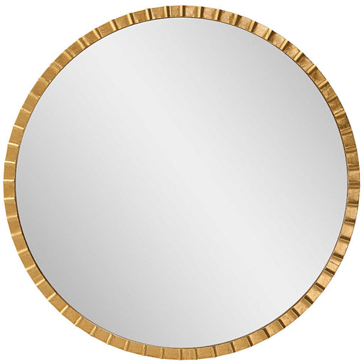Uttermost - Dandridge Gold Round Mirror - 9781 - GreatFurnitureDeal