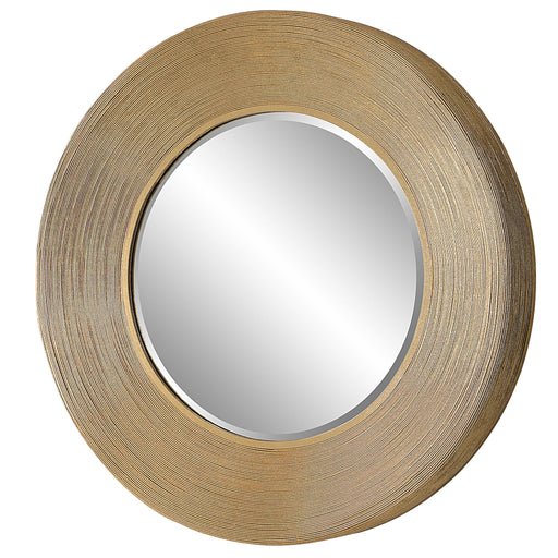 Uttermost - Archer Gold Wire Round Mirror - 09801 - GreatFurnitureDeal