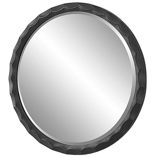 Uttermost - Scalloped Edge Round Mirror - 09818 - GreatFurnitureDeal