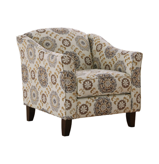 Southern Home Furnishings - Crossroads Mink Accent Chair in Multi - 452 Quintero Mineral Accent Chair - GreatFurnitureDeal
