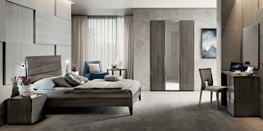 ESF Furniture - TEKNO 5 Piece King 180 with Luna storage Bedroom Set - TEKNOBEDKS-STORAGE-5SET - GreatFurnitureDeal