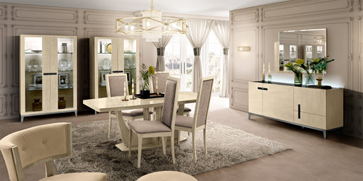 ESF Furniture - Ambra 10 Piece Dining Room Set w-1ext - AMBRATABLE-10SET - GreatFurnitureDeal