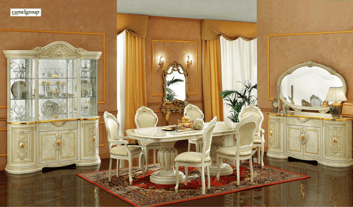 ESF Furniture - Leonardo 10 Piece Dining Room Set w/18 - LEONARDOTABLE-10SET - GreatFurnitureDeal