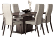 ESF Furniture - Prestige Dining Table 7 Piece Dining Room Set - PRESTIGE1DOORCHINAR-7SET - GreatFurnitureDeal