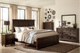 Homelegance - Cardano 6 Piece Eastern King Bedroom Set in Driftwood Charcoal - 1689K-1EK-6SET - GreatFurnitureDeal