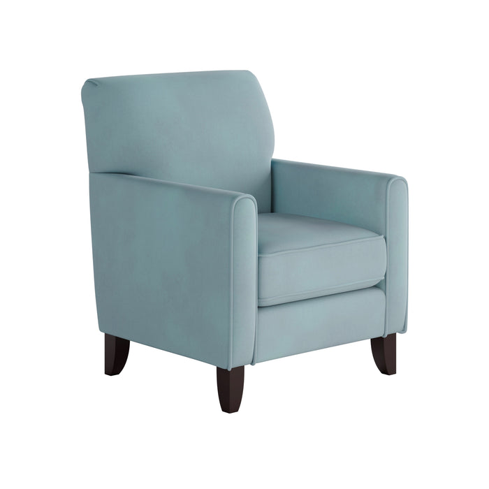 Southern Home Furnishings - Bella Skylight Accent Chair in Blue - 702-C Bella Skylight - GreatFurnitureDeal
