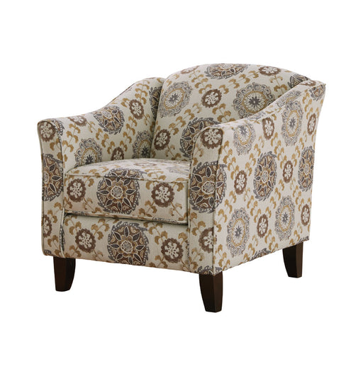 Southern Home Furnishings - Crossroads Mink Accent Chair in Multi - 452 Quintero Mineral Accent Chair - GreatFurnitureDeal
