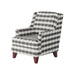 Southern Home Furnishings - Brock Charcoal Accent Chair - 260-C Brock Charcoal - GreatFurnitureDeal