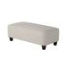Southern Home Furnishings - Truth or Dare Salt 49"Cocktail Ottoman in Off-White - 100-C Truth or Dare Salt - GreatFurnitureDeal
