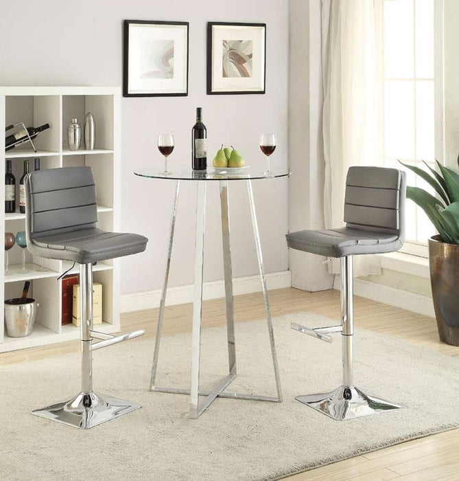 Coaster Furniture - Chromed Steel Bar Table - 100026 - GreatFurnitureDeal
