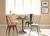 Coaster Furniture - Oswego Industrial Round Bistro Pedestal Dining Table - 100063