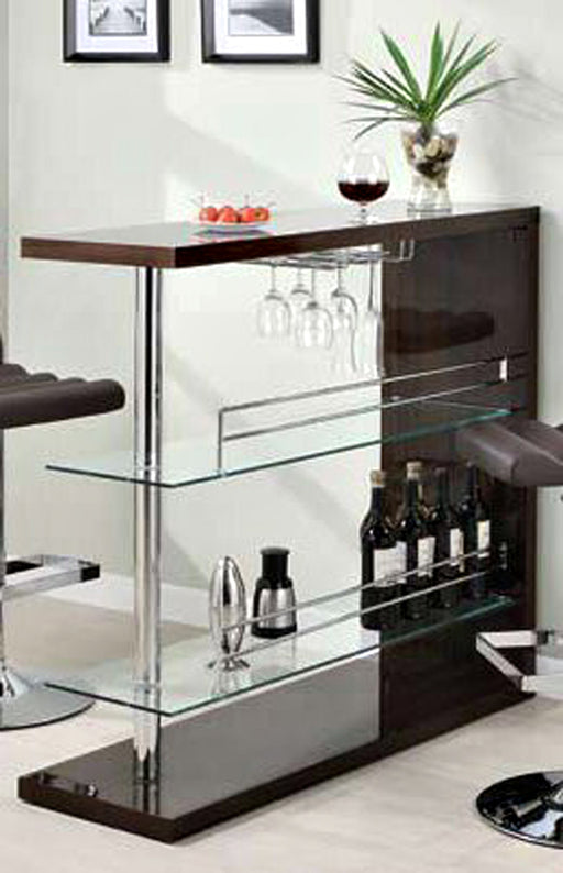 Coaster Furniture - Contemporary Bar Table in Cappuccino - 100166 - GreatFurnitureDeal
