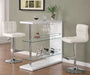 Coaster Furniture - Contemporary Bar Table in White - 100167