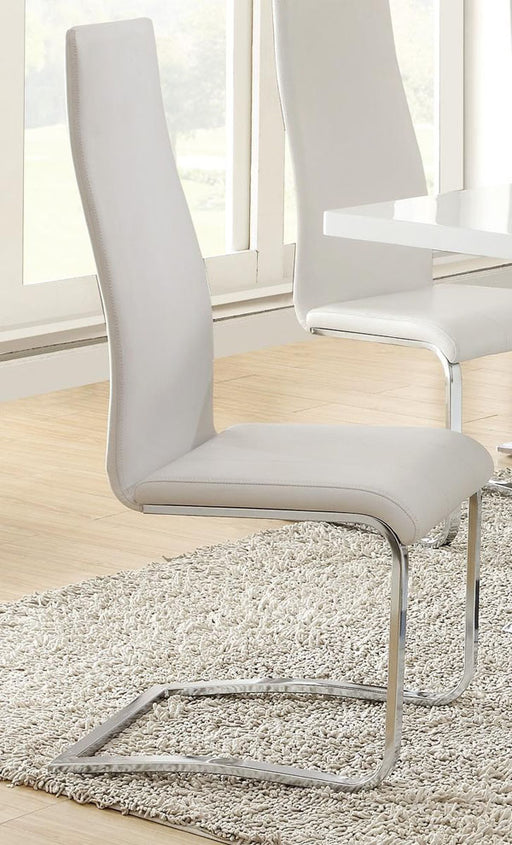 Coaster Furniture - Mix & Match White Dining Chair Set of 4 - 100515WHT - GreatFurnitureDeal