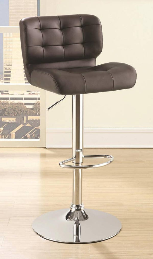 Coaster Furniture - Brown Adjustable Bar Stool Set of 2 - 100544