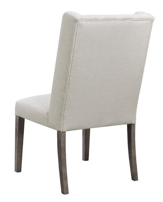 Coaster Furniture - Tufted Dining Chair in Beige (Set of 2) - 105143 - GreatFurnitureDeal
