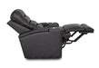 Franklin Furniture - Tipton Home Theater Recliner w/ Power Headrest, Power Recline, Dual Arm Cupholders, and Dual Arm Storage in Slate - 7444-SLATE - GreatFurnitureDeal