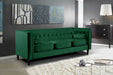 Meridian Furniture - Taylor 3 Piece Living Room Set in Green - 642Green-S-3SET - GreatFurnitureDeal