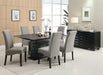 Coaster Furniture - Stanton 5 Piece Dining Set in Grey