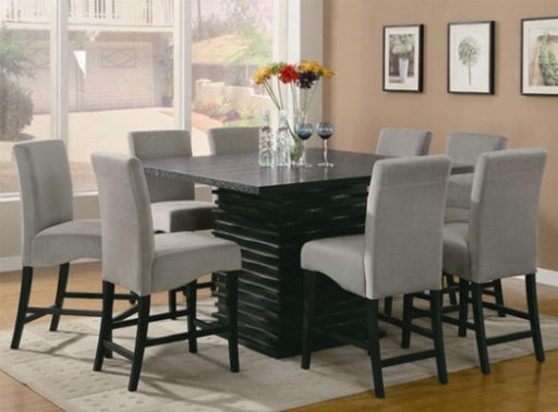 Coaster Furniture - Stanton 9 Piece Counter Height Dining Set in Grey - 102068-69GRY-9SET - GreatFurnitureDeal