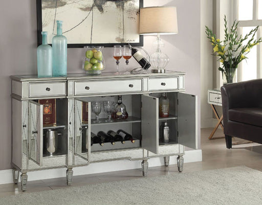 Coaster Furniture - Mirrored Wine Cabinet - 102595