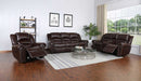 Myco Furniture - Braxton 2 Piece Sofa Set in Brown - 1026-SL-BR - GreatFurnitureDeal