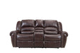 Myco Furniture - Braxton 3 Piece Living Room Set in Brown - 1026-SLC-BR - GreatFurnitureDeal